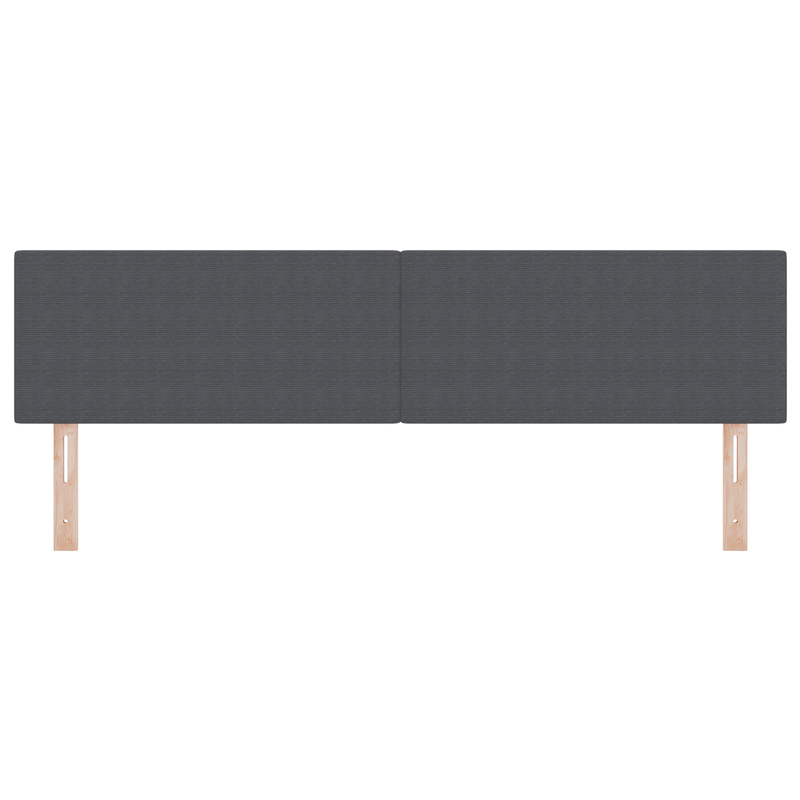 Casa si Gradina - Mobilier - Paturi si accesorii - Accesorii paturi - Tablie de pat design simplu, gri inchis, 180 cm, velur - Infinity.ro