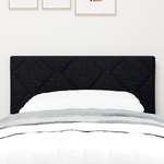 Casa si Gradina - Mobilier - Paturi si accesorii - Accesorii paturi - Tablie de pat model romboidal negru 80 cm textil - Infinity.ro