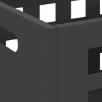 Casa si Gradina - Termice - Sobe, Seminee si accesorii - Seminee - Vatra de foc, negru, dreptunghi, 50x30x40 cm, otel - Infinity.ro