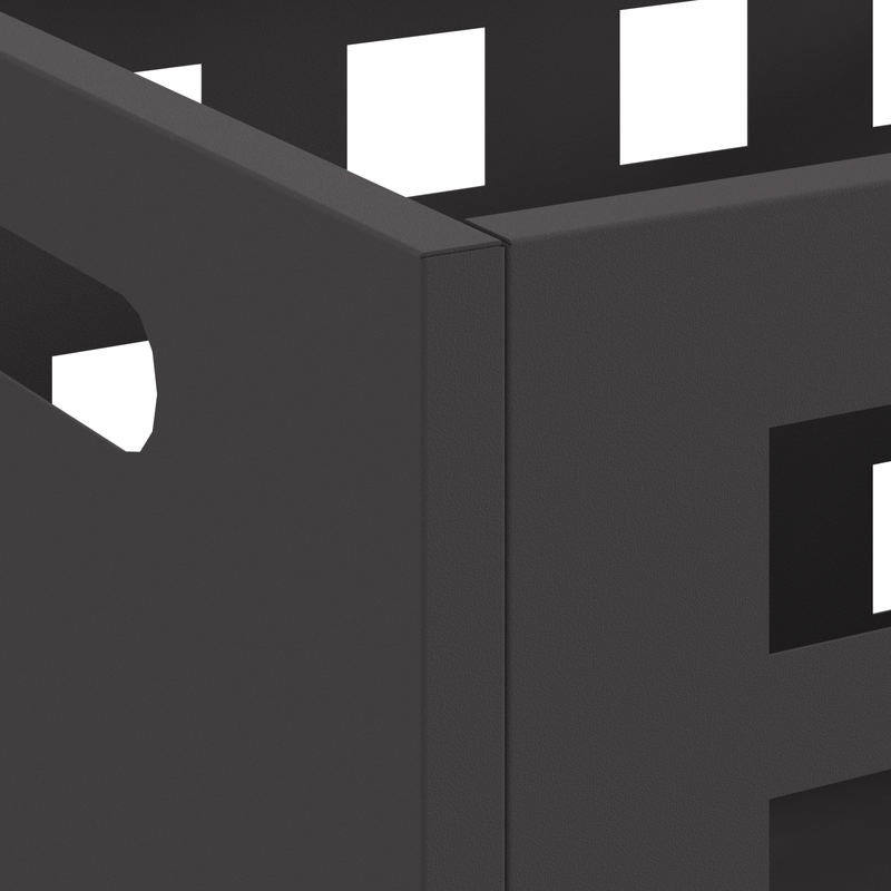 Casa si Gradina - Termice - Sobe, Seminee si accesorii - Seminee - Vatra de foc, negru, dreptunghi, 50x30x40 cm, otel - Infinity.ro