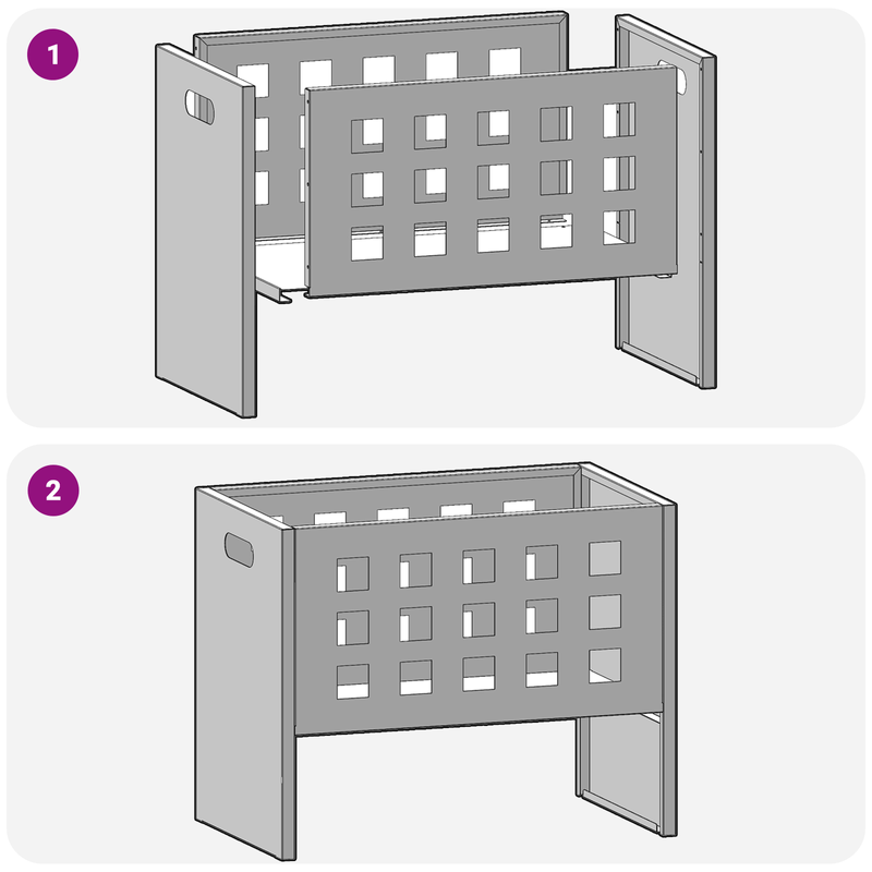 Casa si Gradina - Termice - Sobe, Seminee si accesorii - Seminee - Vatra de foc, negru, dreptunghi, 50x30x40 cm, otel - Infinity.ro