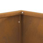 Casa si Gradina - Termice - Sobe, Seminee si accesorii - Seminee - Vatra de foc patrata, 40x40x30 cm, otel corten - Infinity.ro