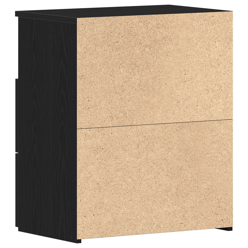 Casa si Gradina - Mobilier - Comode si corpuri - Noptiere - Noptierea  Negru Stejar 50x32x60cm din lemn prelucrat - Infinity.ro