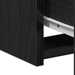 Casa si Gradina - Mobilier - Comode si corpuri - Noptiere - Noptierea  Negru Stejar 50x32x60cm din lemn prelucrat - Infinity.ro