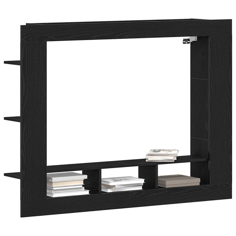 Casa si Gradina - Mobilier - Comode si corpuri - Comode - Dulap TV montat pe perete, stejar negru, 152x22x113 cm - Infinity.ro