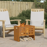 Casa si Gradina - Termice - Sobe, Seminee si accesorii - Seminee - Vatra de foc, dreptunghi, 50x30x40 cm, otel corten - Infinity.ro