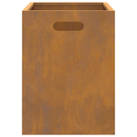 Casa si Gradina - Termice - Sobe, Seminee si accesorii - Seminee - Vatra de foc, dreptunghi, 50x30x40 cm, otel corten - Infinity.ro
