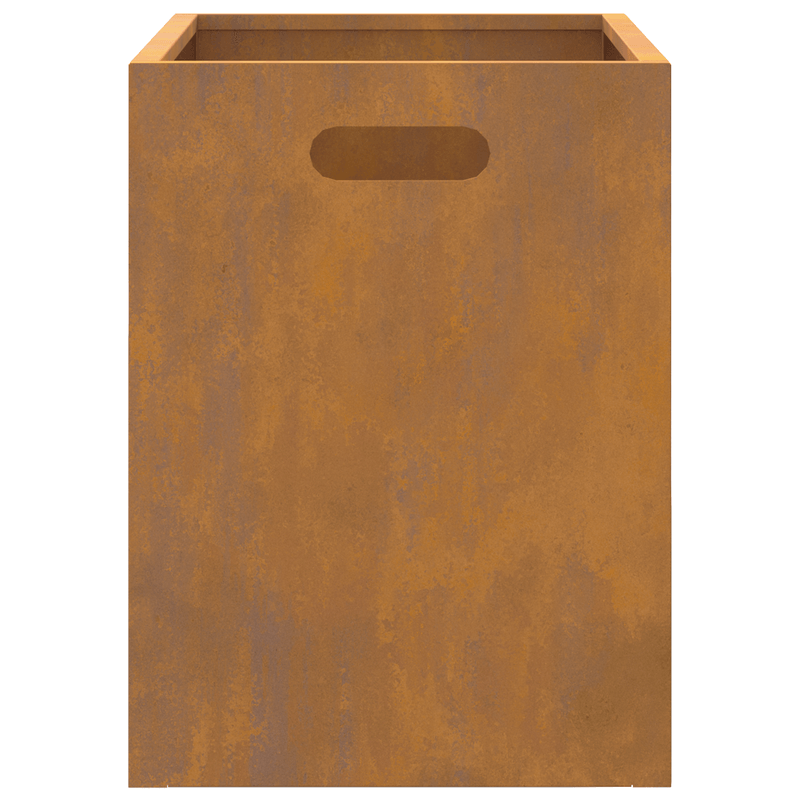 Casa si Gradina - Termice - Sobe, Seminee si accesorii - Seminee - Vatra de foc, dreptunghi, 50x30x40 cm, otel corten - Infinity.ro