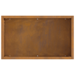 Casa si Gradina - Termice - Sobe, Seminee si accesorii - Seminee - Vatra de foc, dreptunghi, 50x30x40 cm, otel corten - Infinity.ro