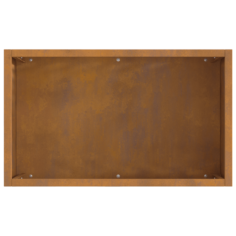 Casa si Gradina - Termice - Sobe, Seminee si accesorii - Seminee - Vatra de foc, dreptunghi, 50x30x40 cm, otel corten - Infinity.ro