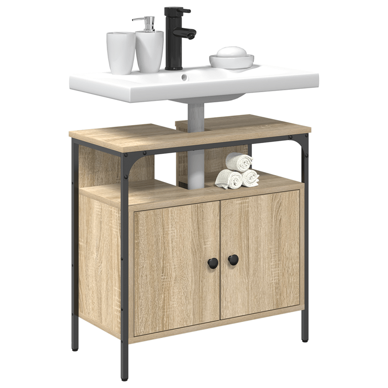 Casa si Gradina - Mobilier - Comode si corpuri - Masute de toaleta - Dulap de toaleta montat pe perete Stejar deschis Lemn prelucrat - Infinity.ro