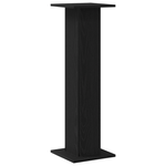 TV, Audio-Video si Foto - Audio profesionale - Stative - Suporturi pentru boxe  2 buc Black Oak 30x30x95 cm din lemn ingineresc - Infinity.ro