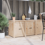 Casa si Gradina - Mobilier - Comode si corpuri - Corpuri bucatarie - Dulap de bucatarie de exterior 106x55x64 cm Lemn masiv de pin - Infinity.ro