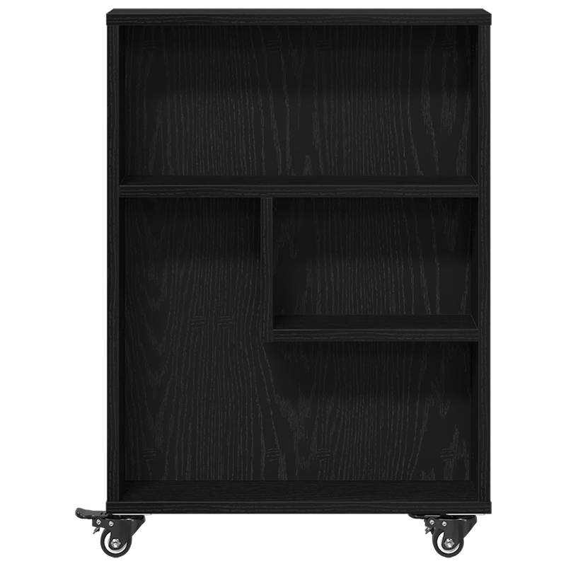 Casa si Gradina - Mobilier - Biblioteci si rafturi - Biblioteci - Carucior de depozitare ingust, stejar negru, 48x13x68 cm, lemn - Infinity.ro