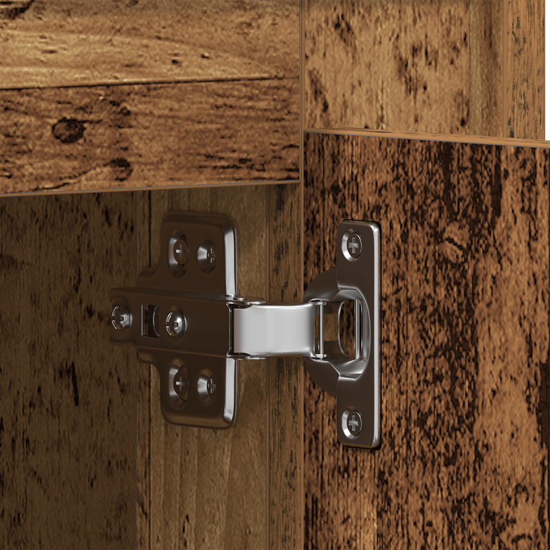 Casa si Gradina - Mobilier - Comode si corpuri - Comode - Dulap, lemn vechi, 80x34x75 cm, lemn prelucrat - Infinity.ro