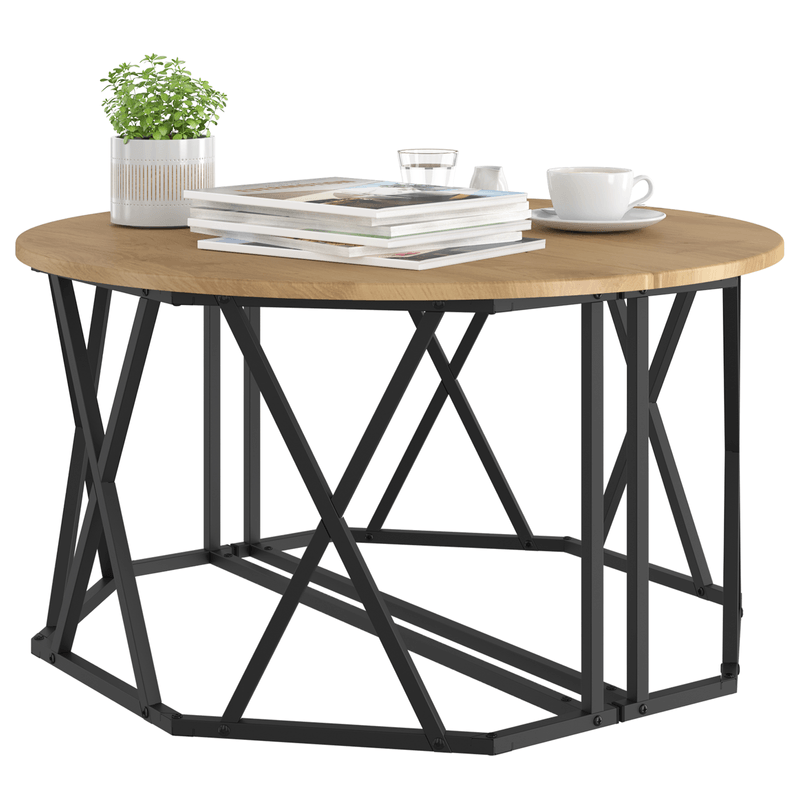Casa si Gradina - Mobilier - Mese si birouri - Masute de cafea - Masa de cafea  Artisan Stejar 31.5x31.5x16.5 inci Fabricata din Lemn Compozit - Infinity.ro