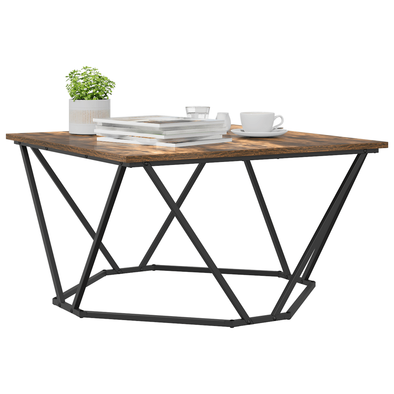 Casa si Gradina - Mobilier - Mese si birouri - Masute de cafea - Masa de cafea Stejar afumat 80x80x45 cm Lemn compozit - Infinity.ro