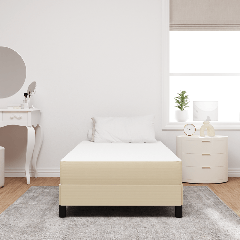 Casa si Gradina - Mobilier - Saltele si somiere - Saltele - Saltea arcuri pocket gri/verde deschis medie 90x190x20cm textil - Infinity.ro