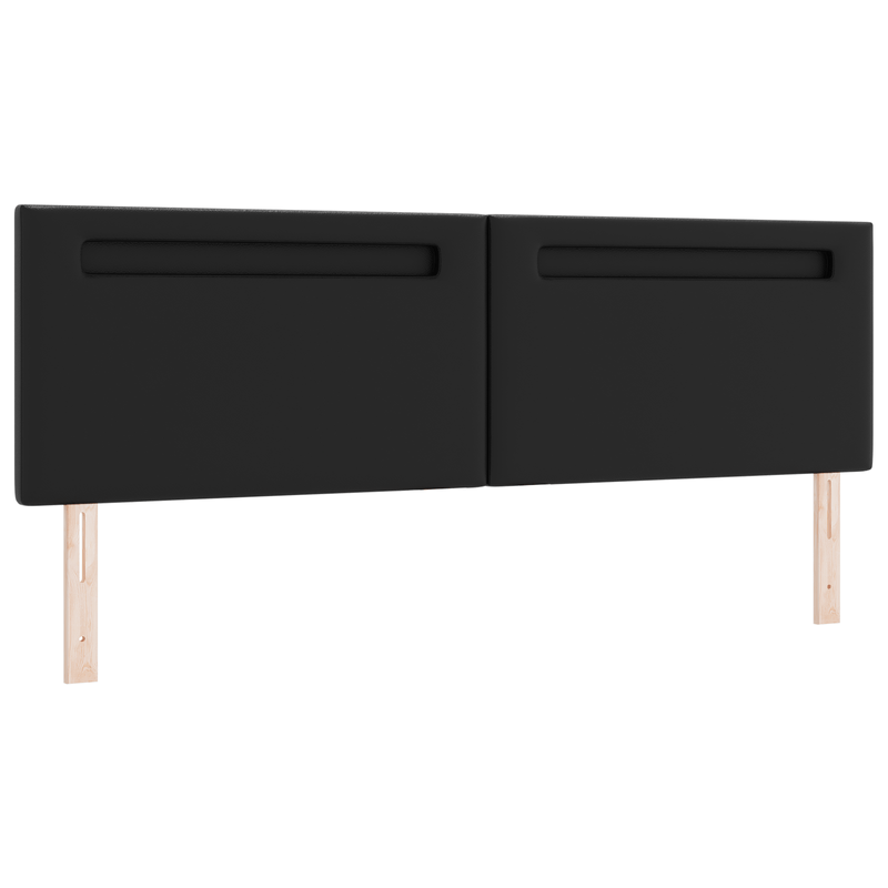 Casa si Gradina - Mobilier - Paturi si accesorii - Accesorii paturi - Tablie de pat design simplu negru 180 cm piele ecologica - Infinity.ro