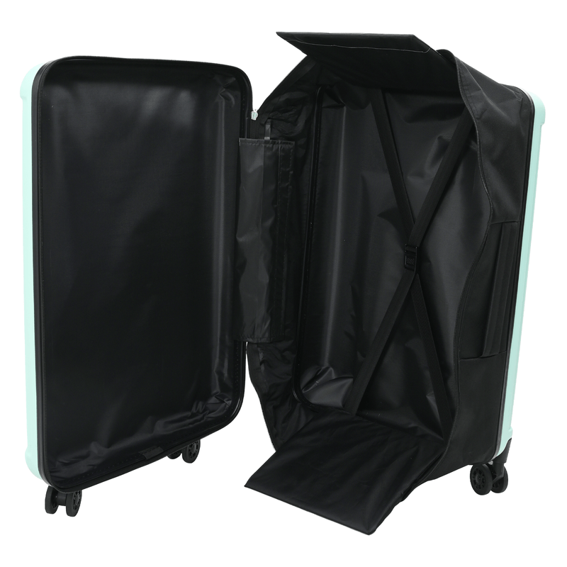 Sport si Outdoor - Articole de voiaj - Genti voiaj - Geanta de voiaj pliabila cu carcasa dura 20'verde menta 34x23x55,5 cm ABS - Infinity.ro