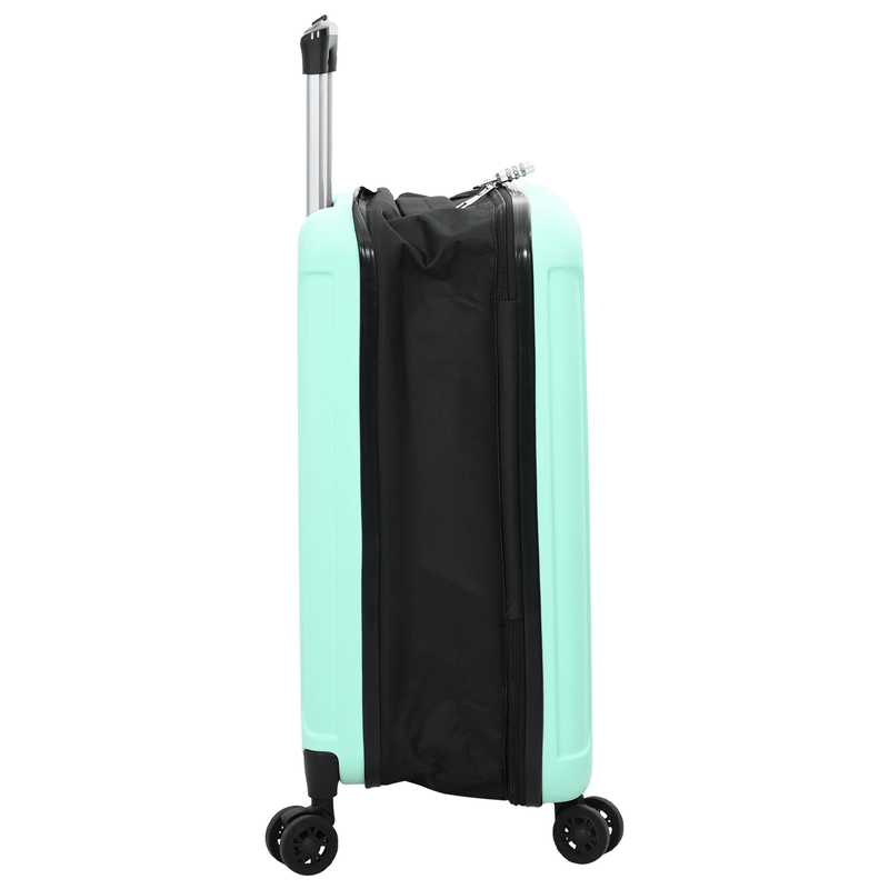 Sport si Outdoor - Articole de voiaj - Genti voiaj - Geanta de voiaj pliabila cu carcasa dura 20'verde menta 34x23x55,5 cm ABS - Infinity.ro