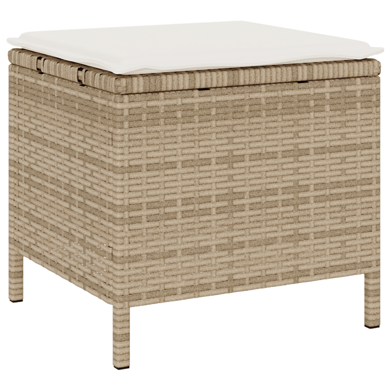 Casa si Gradina - Gradina si terasa - Mobilier exterior - Seturi mobila gradina - Set mobilier gradina, 3 piese, perne bej, poliratan & acacia - Infinity.ro