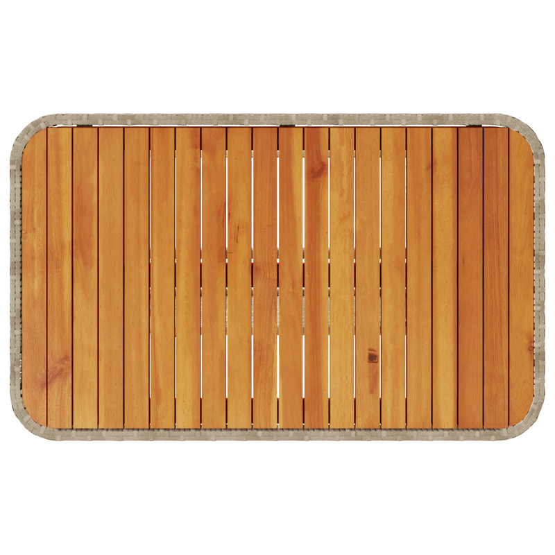 Casa si Gradina - Gradina si terasa - Mobilier exterior - Seturi mobila gradina - Set mobilier gradina, 3 piese, perne bej, poliratan & acacia - Infinity.ro