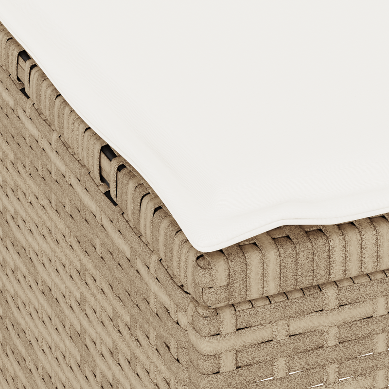 Casa si Gradina - Gradina si terasa - Mobilier exterior - Seturi mobila gradina - Set mobilier gradina, 3 piese, perne bej, poliratan & acacia - Infinity.ro