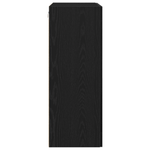 Casa si Gradina - Mobilier - Comode si corpuri - Comode - Dulap de perete cu usi din sticla, stejar negru, 69,5x34x90 cm - Infinity.ro