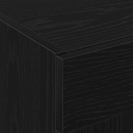 Casa si Gradina - Mobilier - Comode si corpuri - Comode - Dulap de perete cu usi din sticla, stejar negru, 69,5x34x90 cm - Infinity.ro