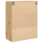 Casa si Gradina - Mobilier - Comode si corpuri - Comode - Dulap suspendat usi din sticla, stejar artizanal, 69,5x34x90 cm - Infinity.ro