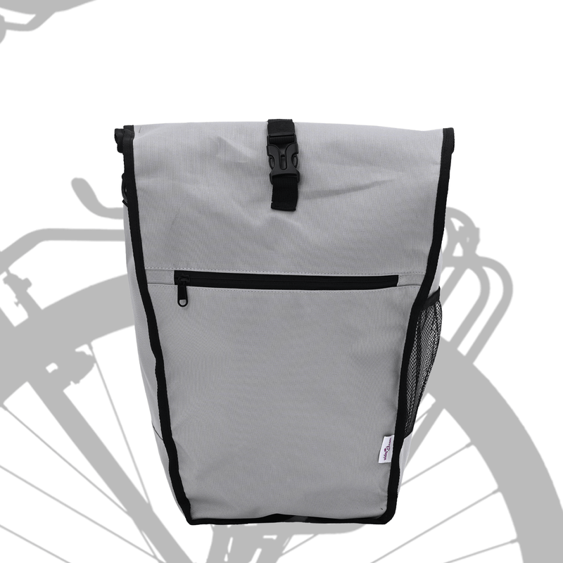 Sport si Outdoor - Ciclism - Accesorii pentru biciclete - Cosuri si portbagaje biciclete - Geanta pentru bicicleta pentru suportul de bicicleta de 20L Gri 34x16x59 cm - Infinity.ro