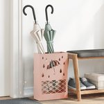 Casa si Gradina - Decoratiuni - Obiecte decorative - Suporturi umbrele - Suport de Umbrele Roz Metal Mediu Insertii Decorative - Infinity.ro
