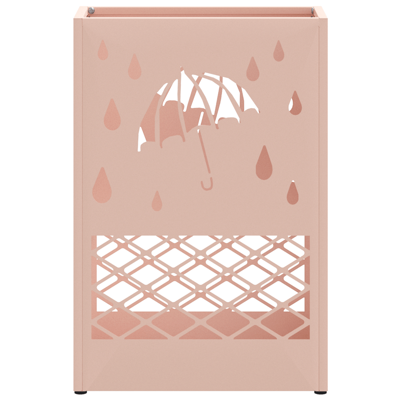 Casa si Gradina - Decoratiuni - Obiecte decorative - Suporturi umbrele - Suport de Umbrele Roz Metal Mediu Insertii Decorative - Infinity.ro