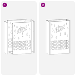 Casa si Gradina - Decoratiuni - Obiecte decorative - Suporturi umbrele - Suport de Umbrele Roz Metal Mediu Insertii Decorative - Infinity.ro