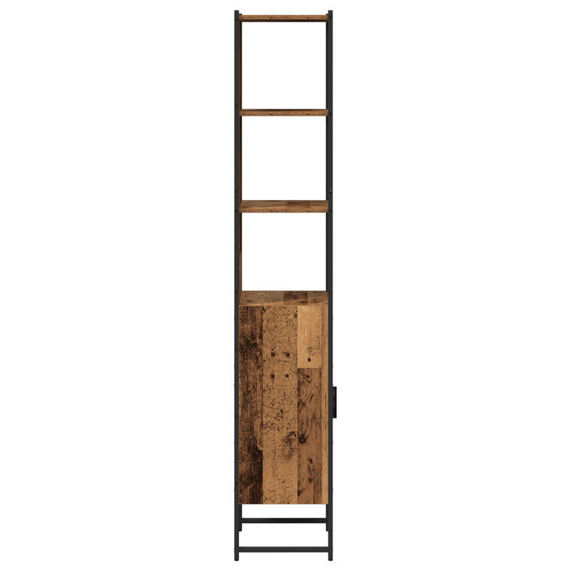 Casa si Gradina - Mobilier - Mobilier baie - Corpuri baie - Dulap de baie, lemn vechi, 33x33x185,5 cm, lemn prelucrat - Infinity.ro
