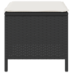 Casa si Gradina - Gradina si terasa - Mobilier exterior - Seturi mobila gradina - Set mobilier gradina, 3 piese, perne negre, poliratan & acacia - Infinity.ro