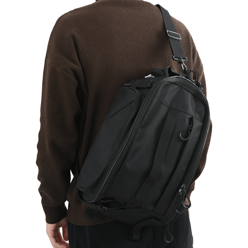 Sport si Outdoor - Ciclism - Accesorii pentru biciclete - Cosuri si portbagaje biciclete - Geanta de bicicleta pentru suport bagaje 12 L Negru 38x21x16 cm - Infinity.ro