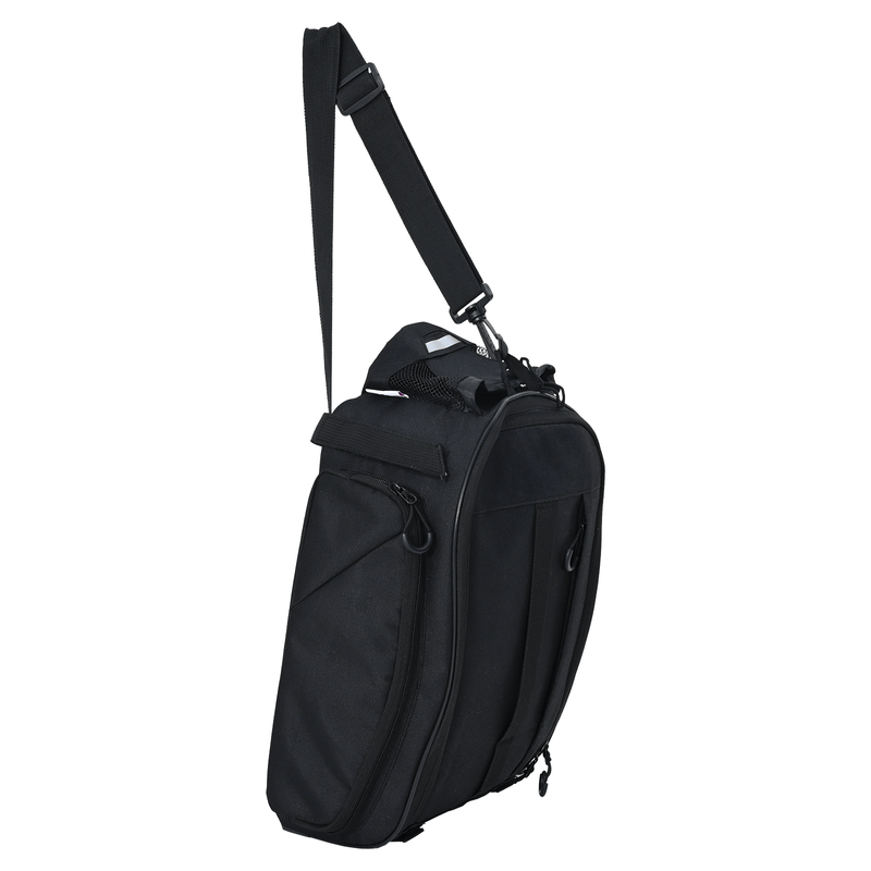 Sport si Outdoor - Ciclism - Accesorii pentru biciclete - Cosuri si portbagaje biciclete - Geanta de bicicleta pentru suport bagaje 12 L Negru 38x21x16 cm - Infinity.ro