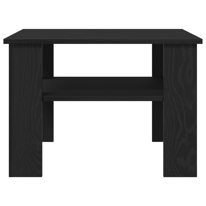 Casa si Gradina - Mobilier - Mese si birouri - Masute de cafea - Masa de cafea  Negru Stejar 60x60x42 cm din lemn prelucrat - Infinity.ro