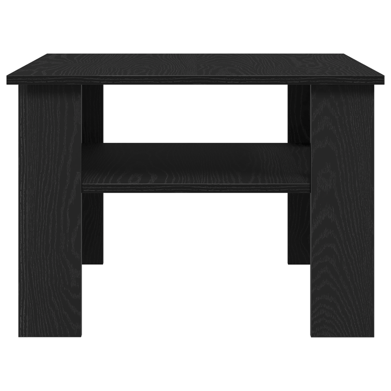 Casa si Gradina - Mobilier - Mese si birouri - Masute de cafea - Masa de cafea  Negru Stejar 60x60x42 cm din lemn prelucrat - Infinity.ro