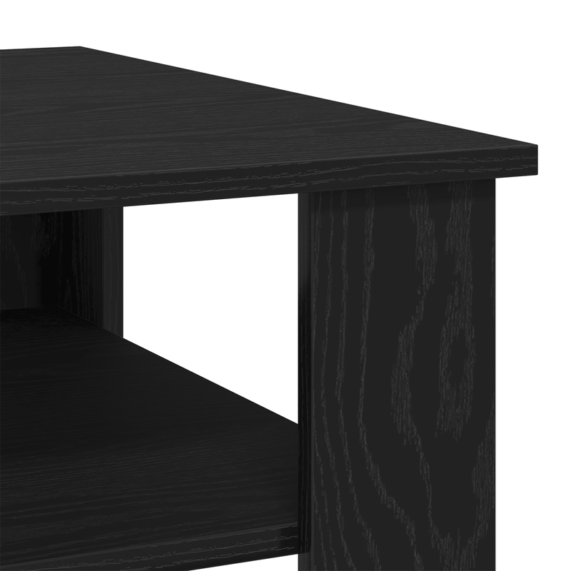 Casa si Gradina - Mobilier - Mese si birouri - Masute de cafea - Masa de cafea  Negru Stejar 60x60x42 cm din lemn prelucrat - Infinity.ro