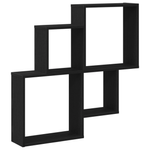 Casa si Gradina - Mobilier - Biblioteci si rafturi - Rafturi - Dulap de perete Stejar negru 80x15x78,5 cm - Lemn compozit - Infinity.ro