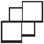 Casa si Gradina - Mobilier - Biblioteci si rafturi - Rafturi - Dulap de perete Stejar negru 80x15x78,5 cm - Lemn compozit - Infinity.ro