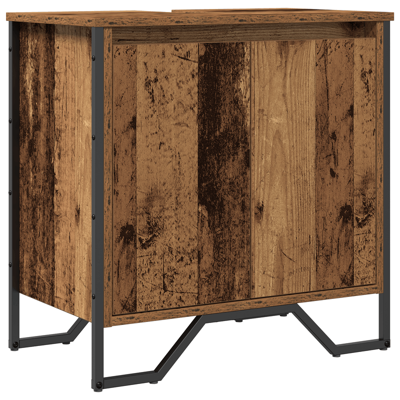 Casa si Gradina - Mobilier - Mobilier baie - Comode baie - Dulap chiuveta baie Lemn vechi 60x35x60 cm Lemn ingineresc - Infinity.ro