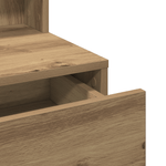 Casa si Gradina - Mobilier - Comode si corpuri - Masute de toaleta - Masa de toaleta, oglinda & LED-uri, stejar artizanal, lemn - Infinity.ro