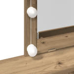 Casa si Gradina - Mobilier - Comode si corpuri - Masute de toaleta - Masa de toaleta, oglinda & LED-uri, stejar artizanal, lemn - Infinity.ro