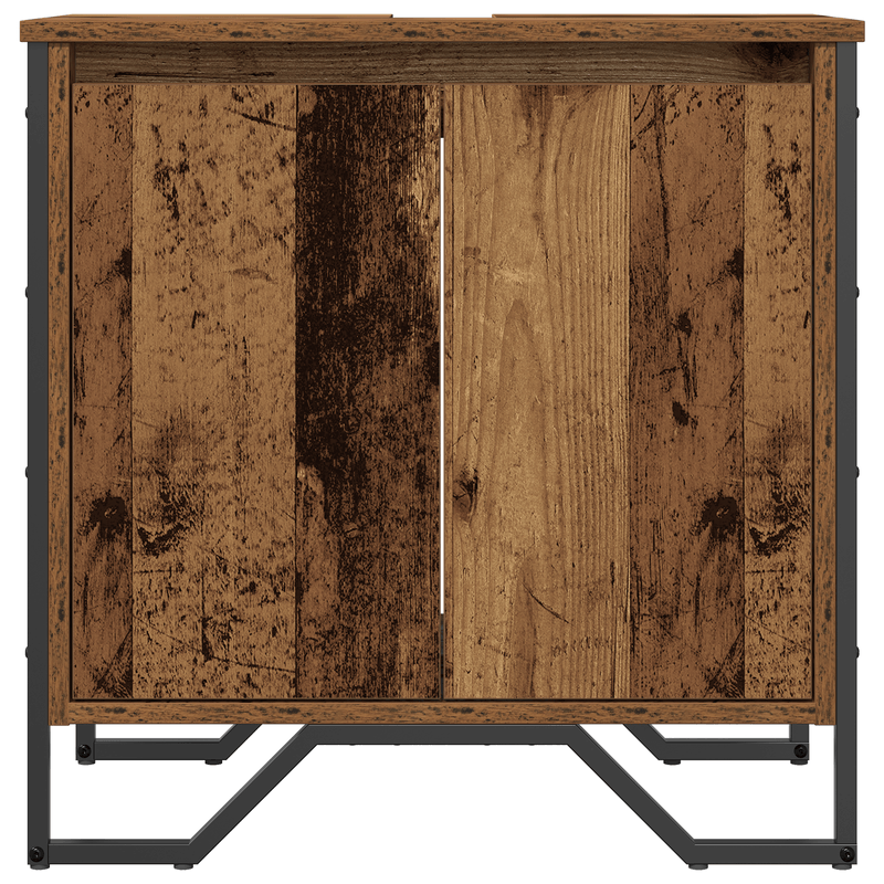 Casa si Gradina - Mobilier - Mobilier baie - Comode baie - Dulap chiuveta baie Lemn vechi 60x35x60 cm Lemn ingineresc - Infinity.ro