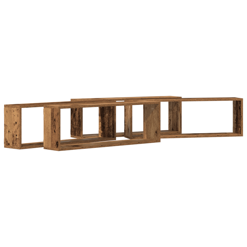 Casa si Gradina - Mobilier - Biblioteci si rafturi - Rafturi - Rafturi 4 buc Lemn Vechi 80x15x26 cm Lemn Prelucrat - Infinity.ro