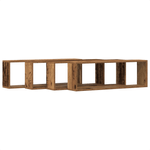 Casa si Gradina - Mobilier - Biblioteci si rafturi - Rafturi - Rafturi 4 buc Lemn Vechi 80x15x26 cm Lemn Prelucrat - Infinity.ro
